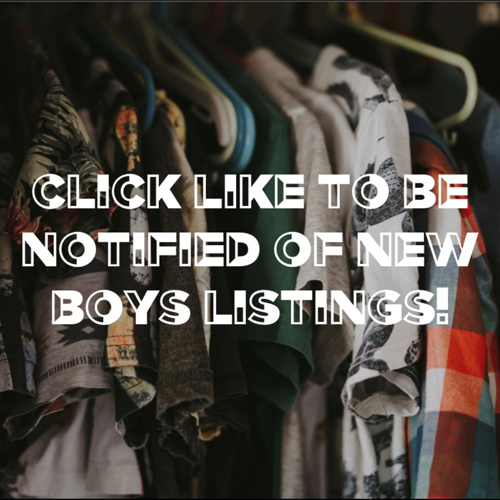 Click like to be notified of new boys listings!